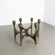 Brutalist bronze candleholder by Michael Harjes, Germany, 1960