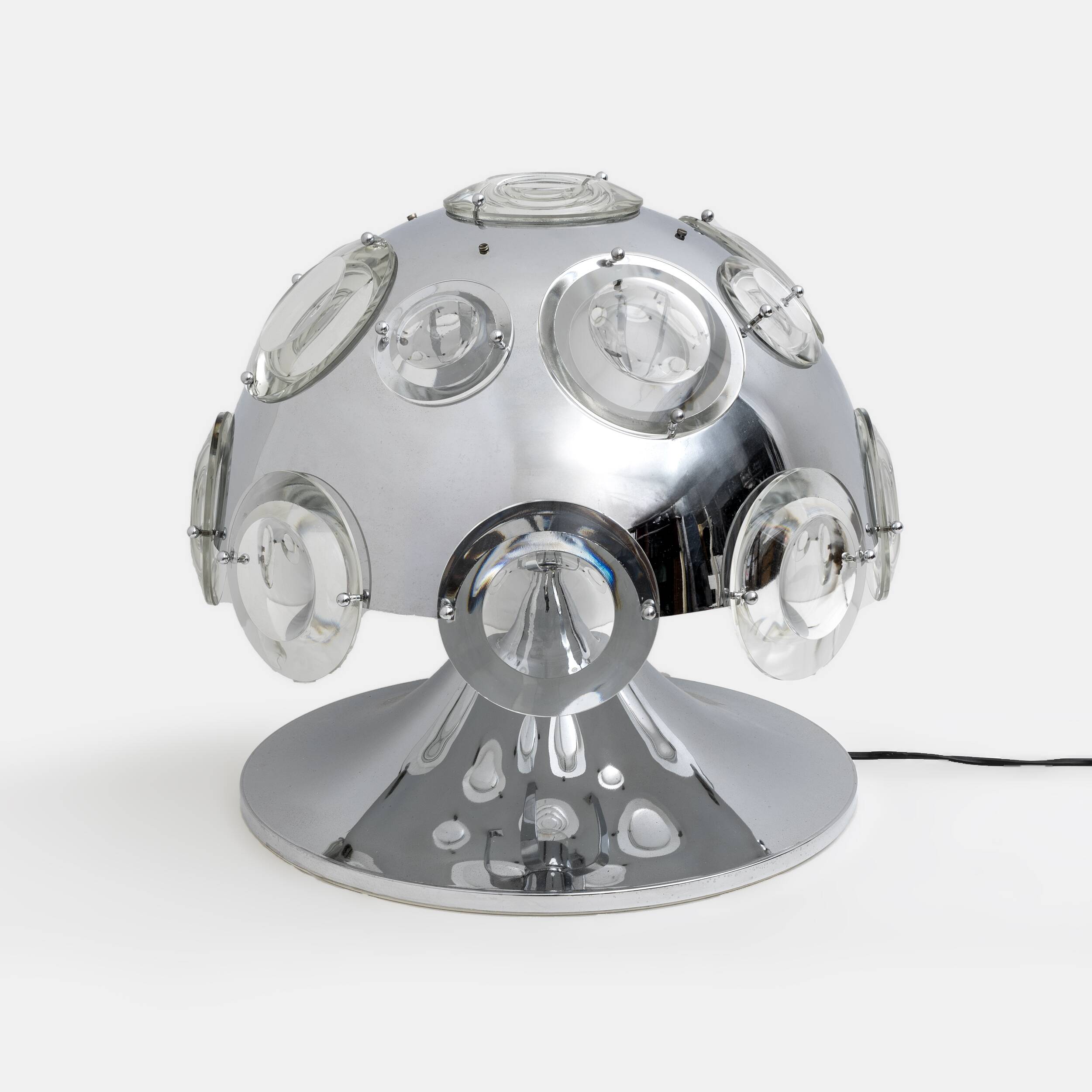 Oscar Torlasco for Stilkronen Italian Rare Big Table Lamp, 1970s