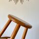 small pine stool 60s