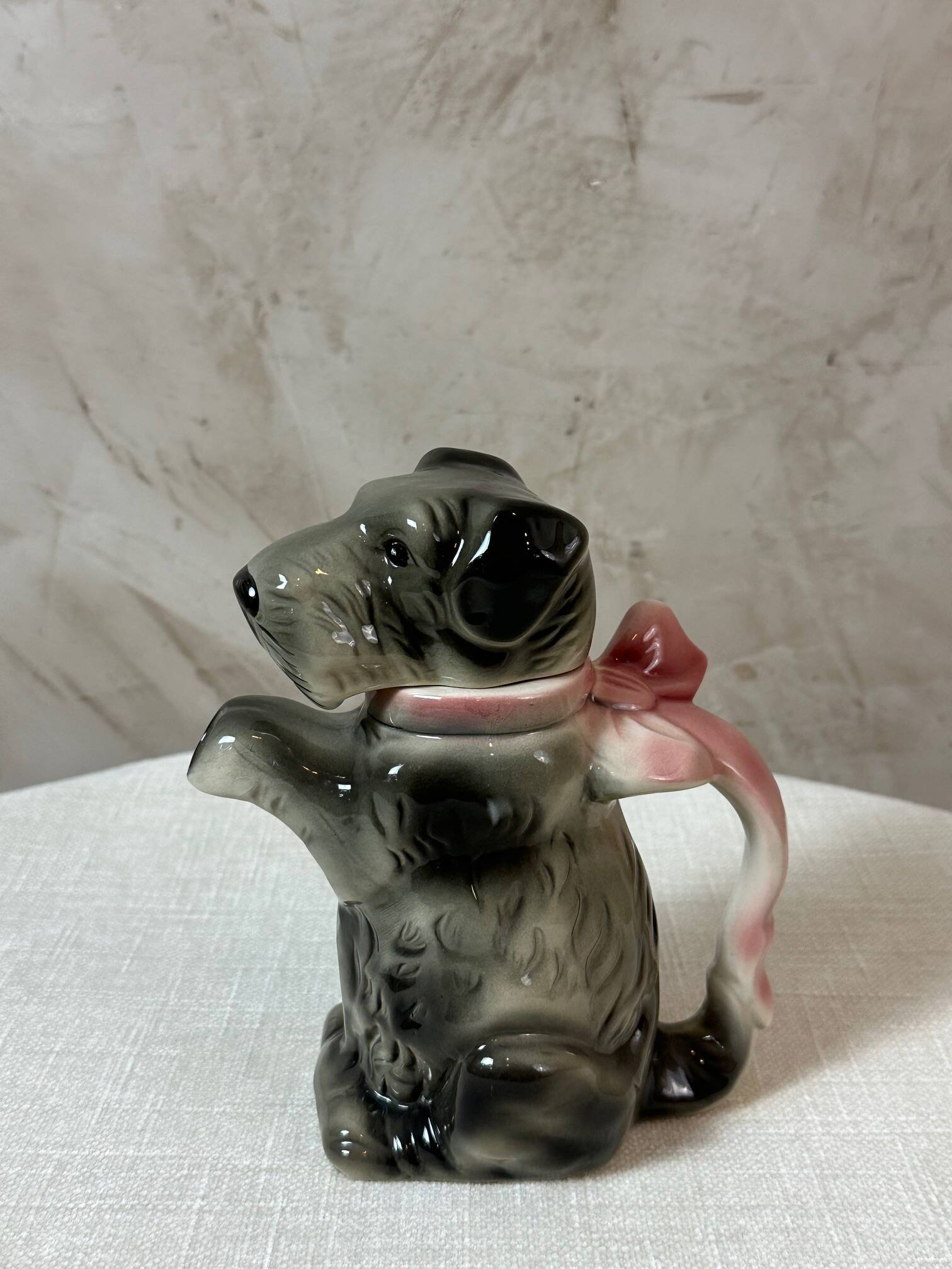 Porcelain Dog Teapot