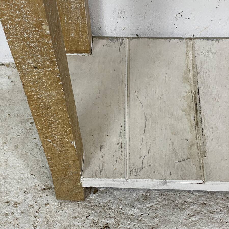 Console bois blanchi Jardin d'Ulysse