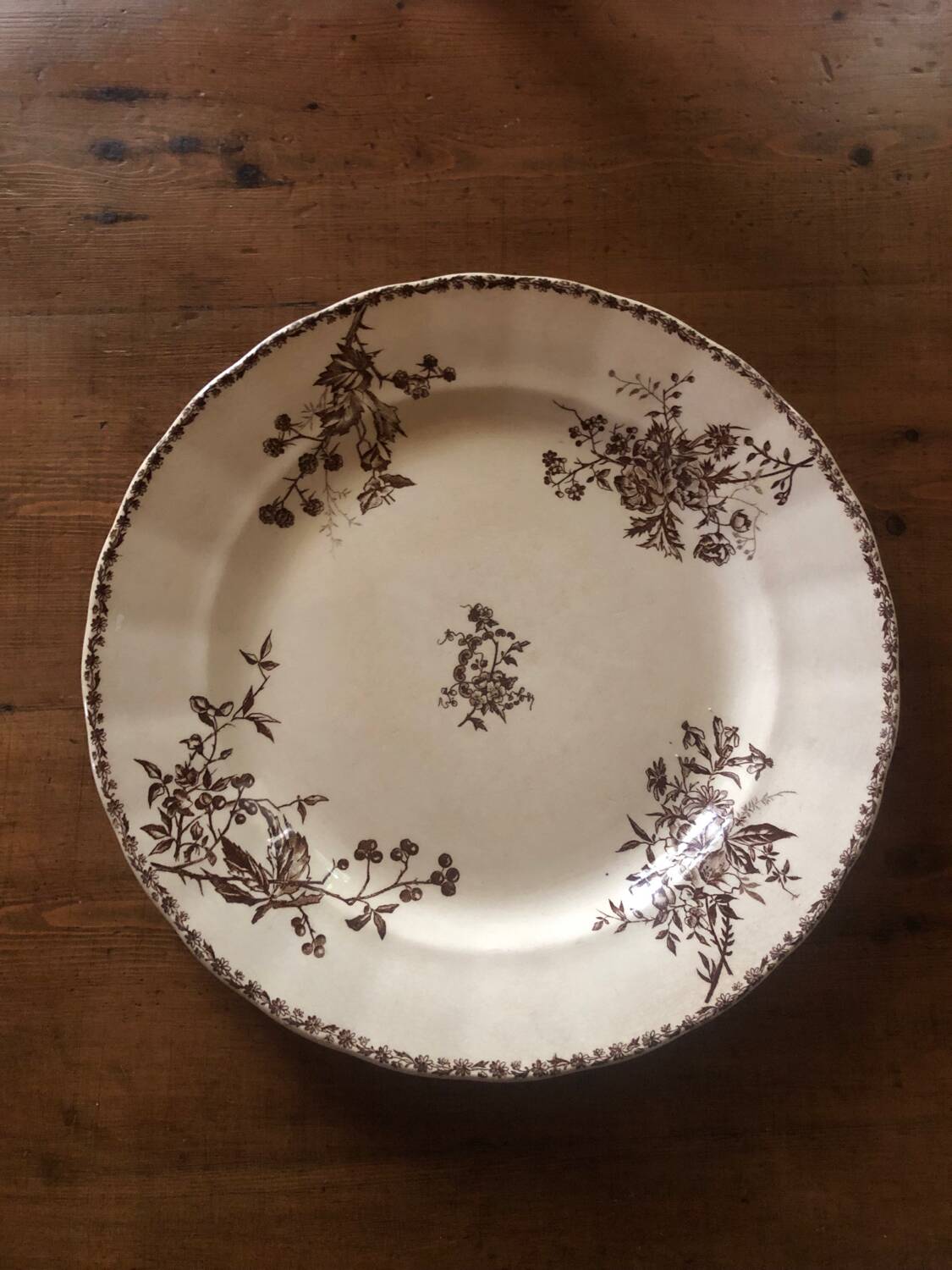 "Moscow" dish, Choisy Le Roi, ironstone