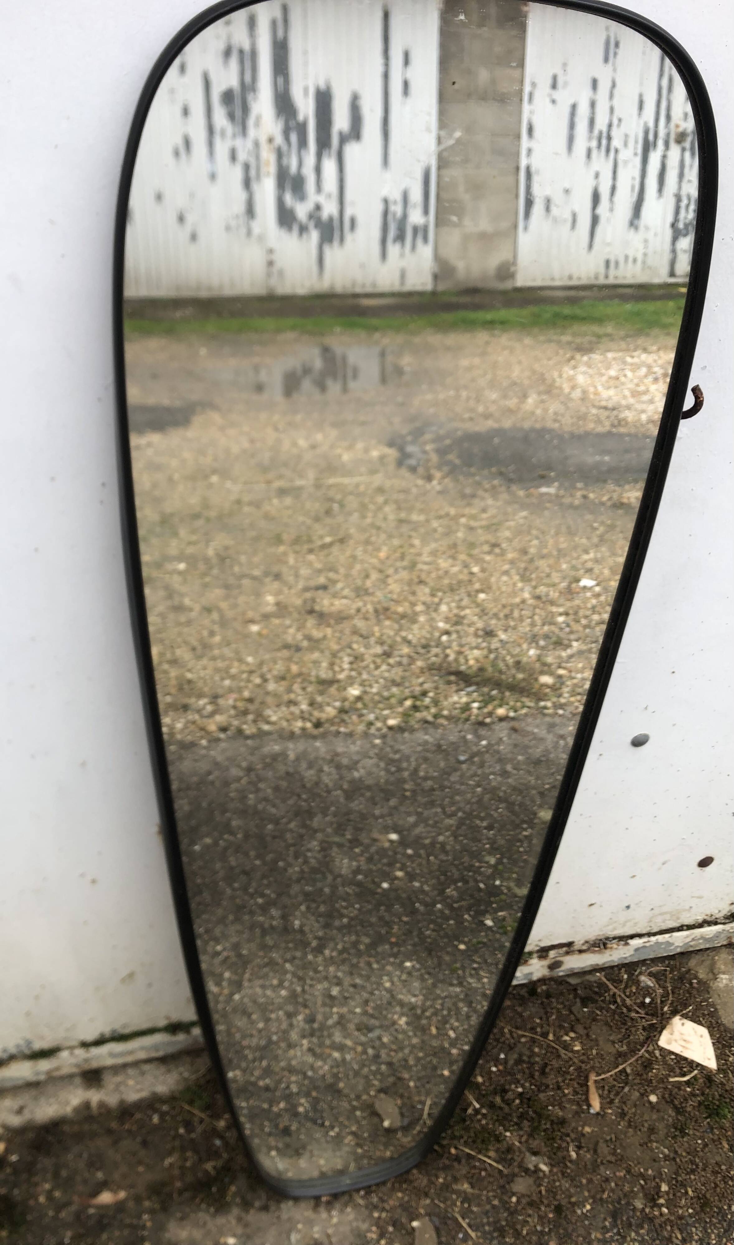 Vintage 60s rearview mirror