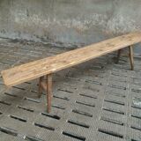 Old bench sidetable pine with oak
