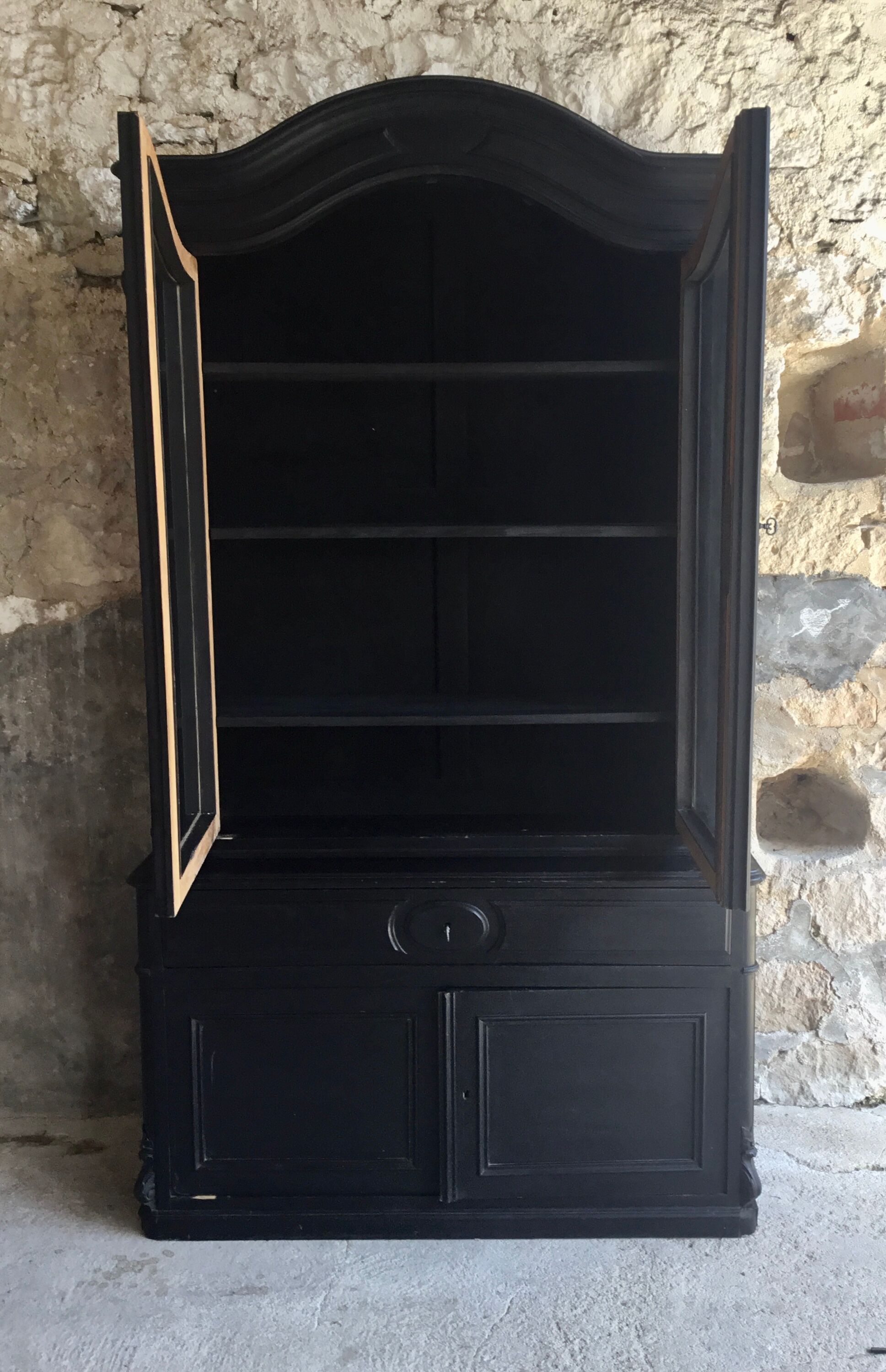 Black glazed sideboard Napoleon III era
