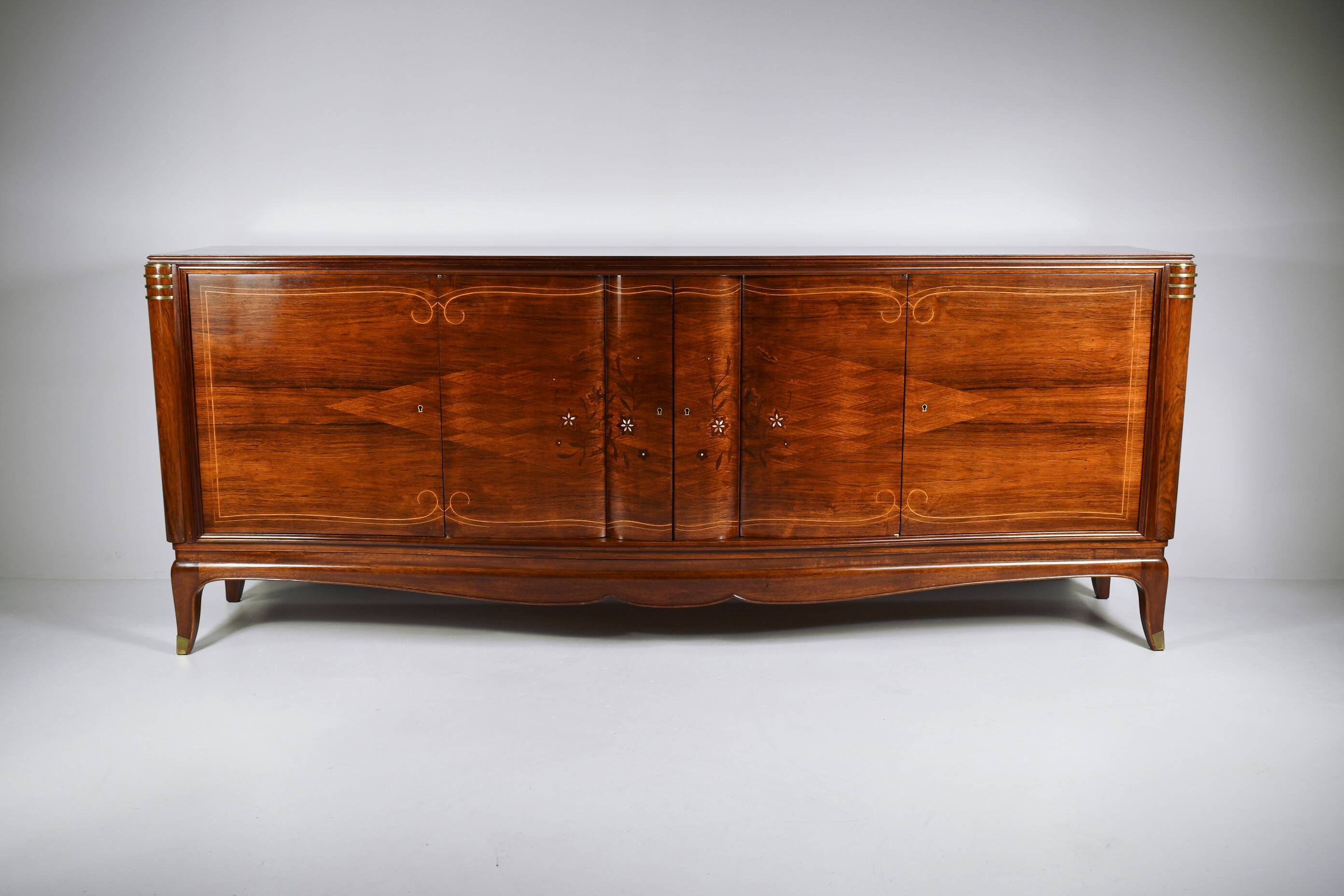 Vintage Art Deco sideboard by Jules Leleu, France 1940
