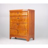 Walnut chest of drawers Europe circa 1900