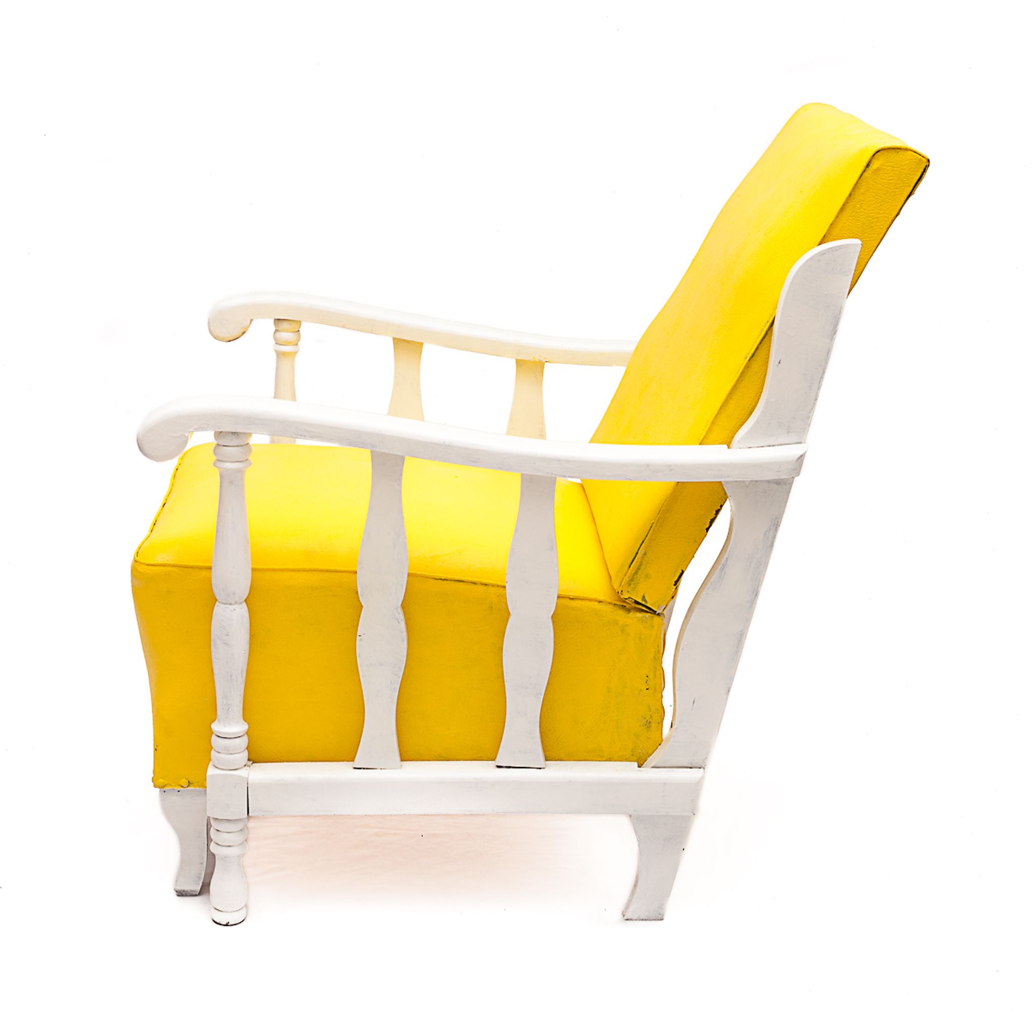 Fauteuil vintage en cuir, 1950