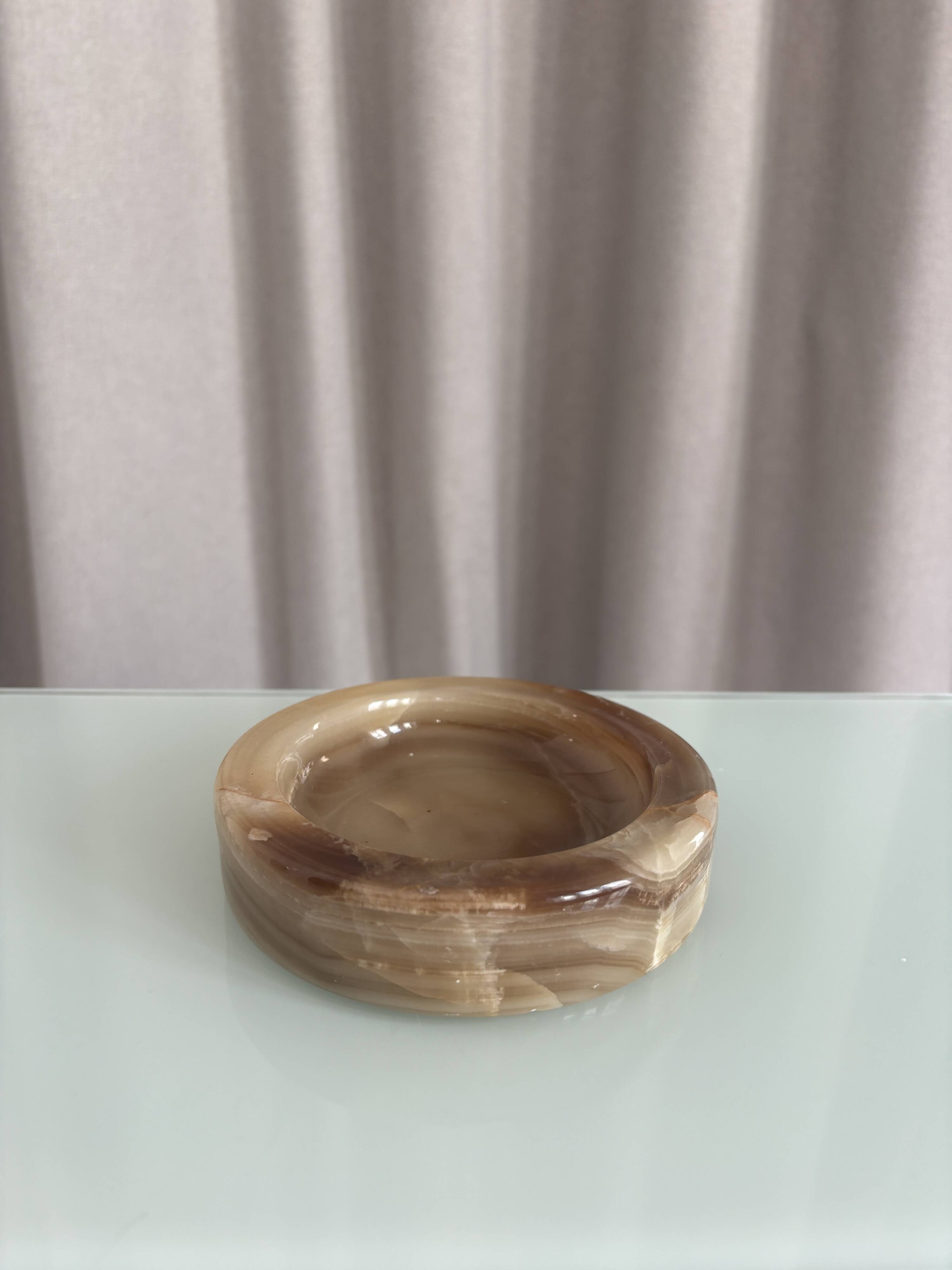 Vintage onyx catchall / ashtray
