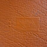 Set of vintage orange chairs