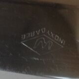 24 silver metal knives and Louis XV style stainless steel blade