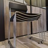 Set of 5 spaghetti chairs by giandomenico belotti for alias vintage 1980