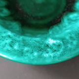 Turquoise glazed ceramic catchall by Giraud Vallauris 1960