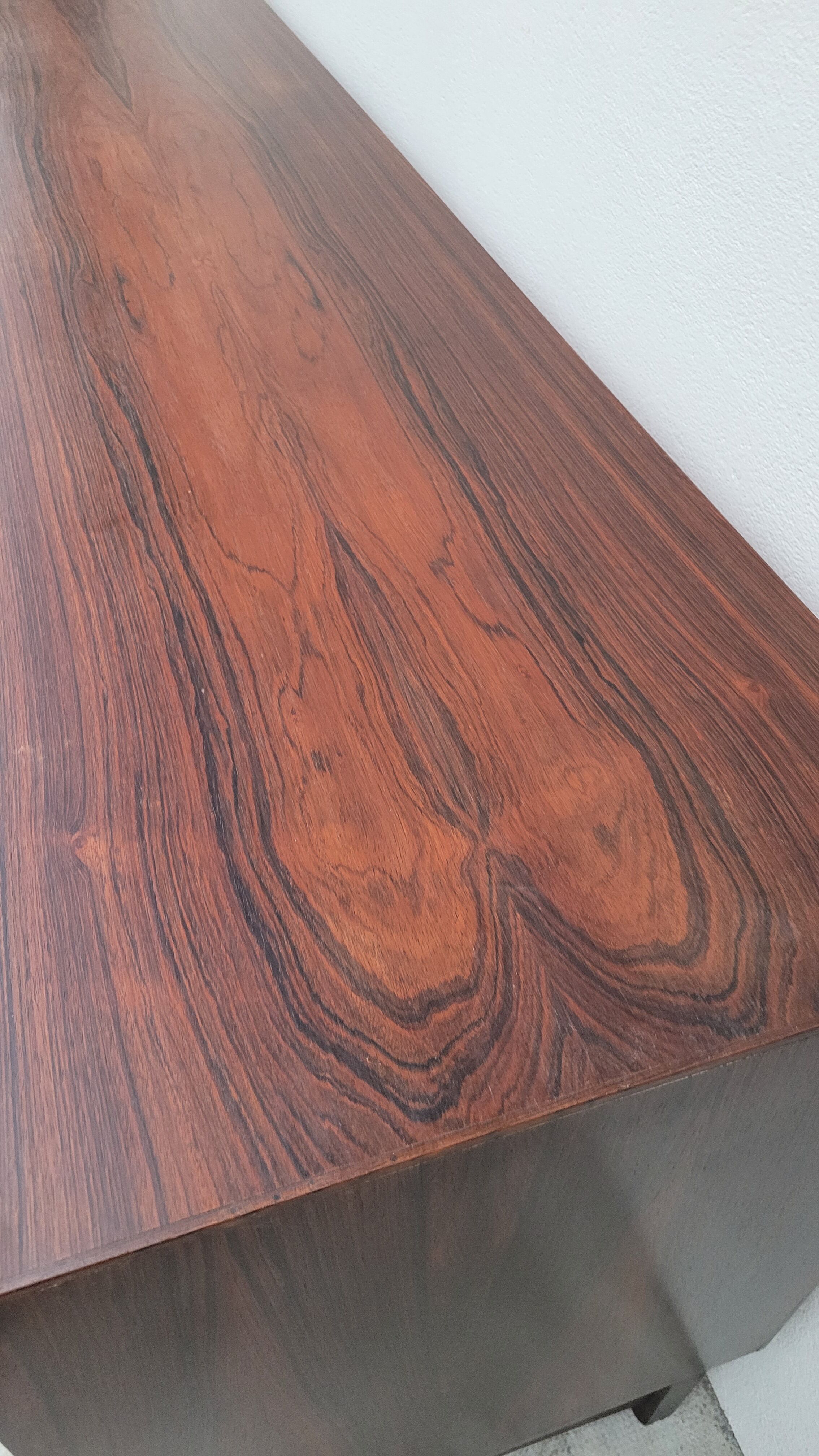 Danish sideboard stamped Bordum and Nielsen in Rio rosewood