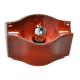 Space age ceramic fat lava wall lamp by Cari Zalloni for Leola, 1970s