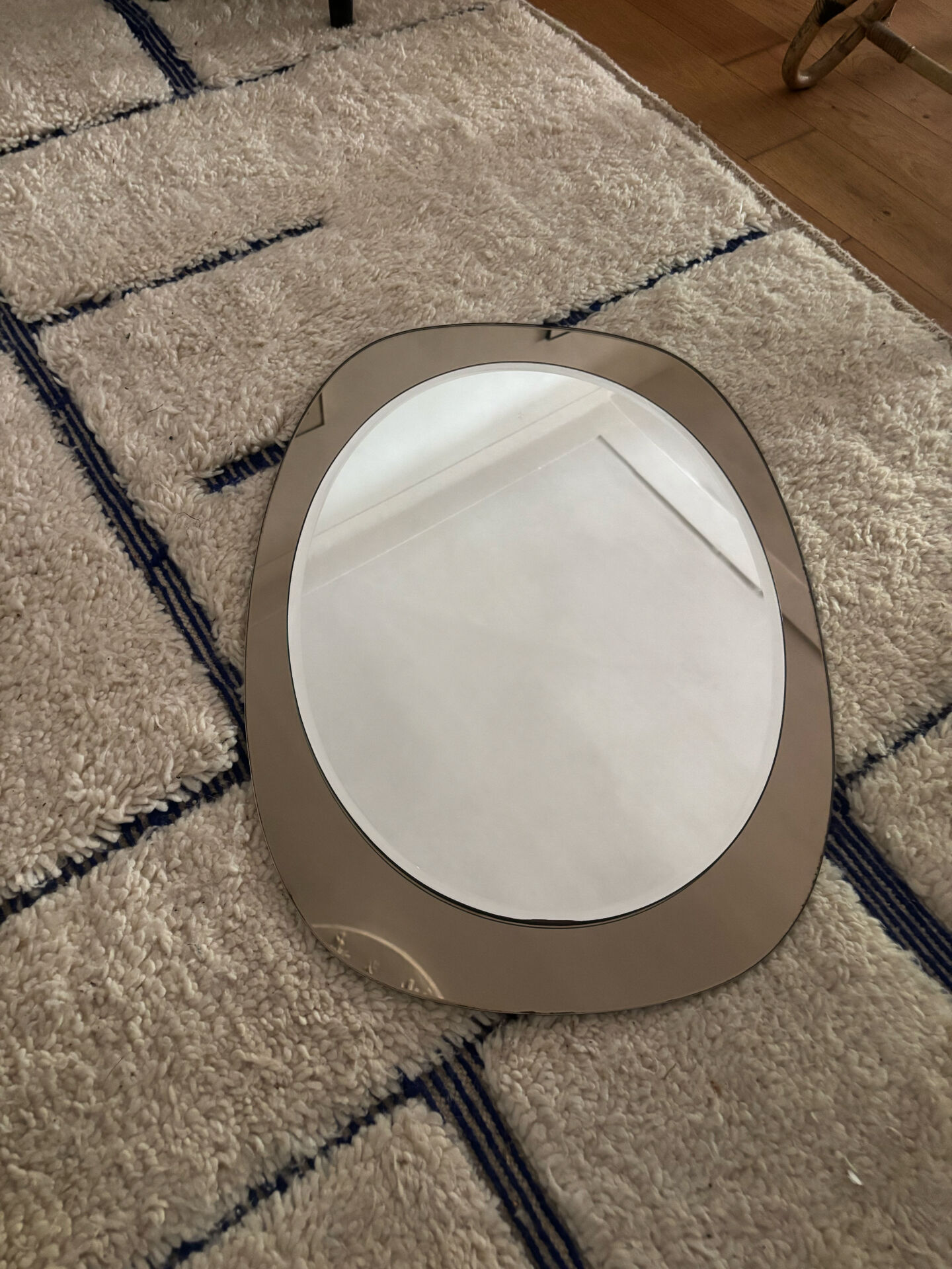 Oval mirror from the 70s