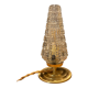 Table lamp antique globe tulip molded glass vintage patterns 70'
