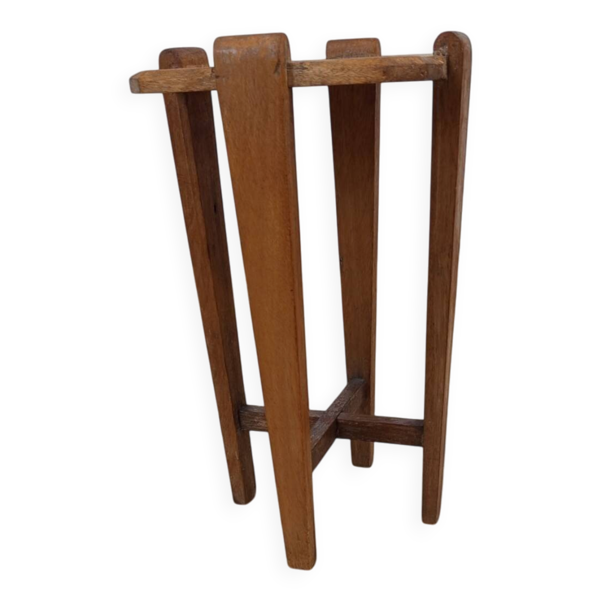 Porte plante bois art déco