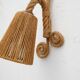 Audoux & minet rope wall light, france 1950