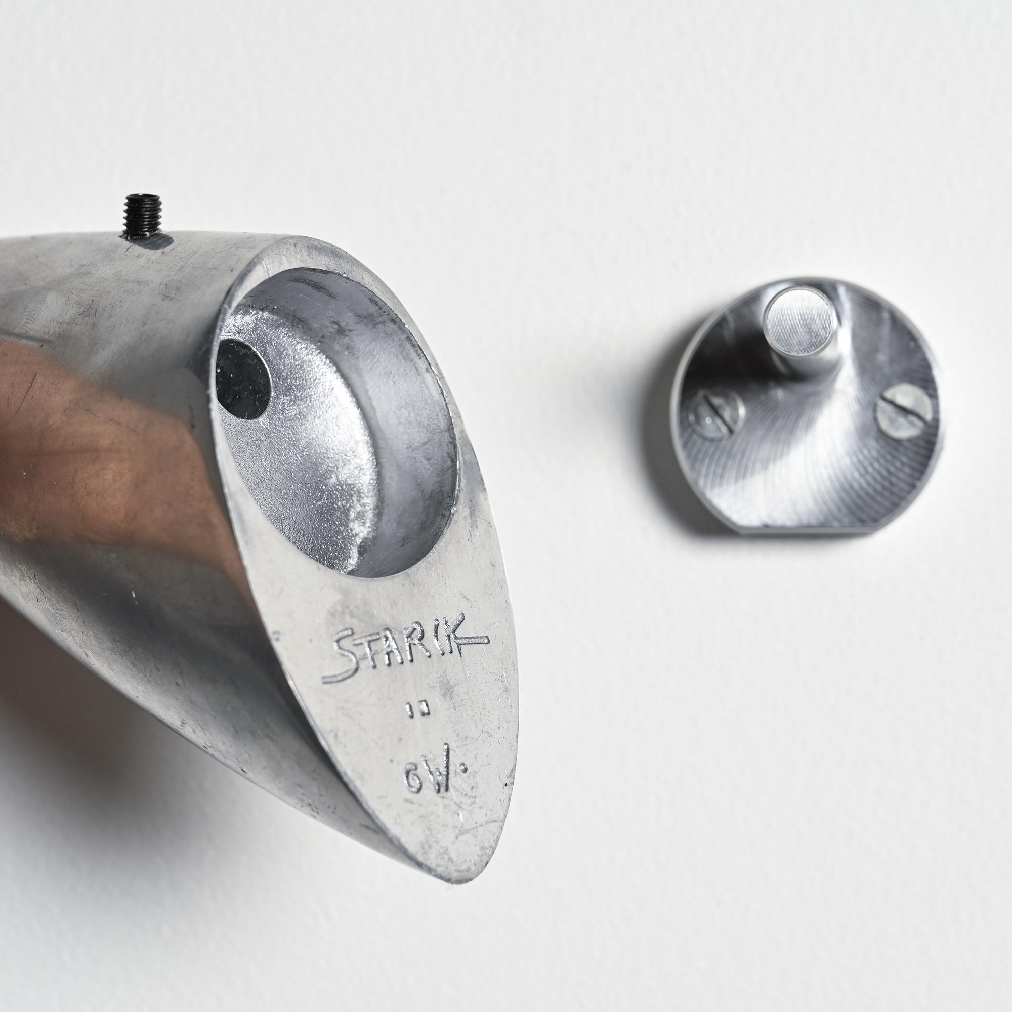 Pair of coat hooks "Chab Wellington" by Philippe Starck, O.W.O 1987