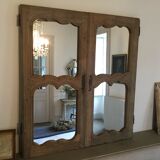 Mirror in old window