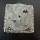 Glass square ceiling light