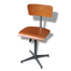 Chaise industrielle d'architecte vintage
