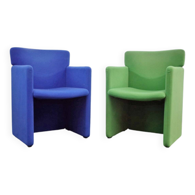 2 Chaises italiennes Fauteuil Centro Progetti Tecno Modèle S148