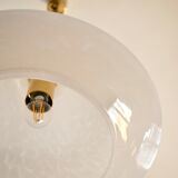 Hanging lamp bell in Murano glass