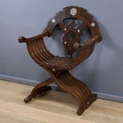 Fauteuil syrien en noyer – fin XIXe