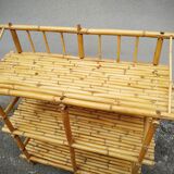 Vintage bamboo shelf