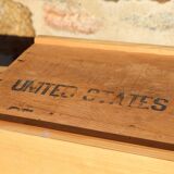 American desk in raw wood 1900