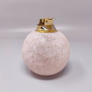 1960s Table Lighter in Murano Frosted Glass by Paolo Traversi. Mad