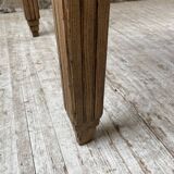 1950s oak butcher's farm table