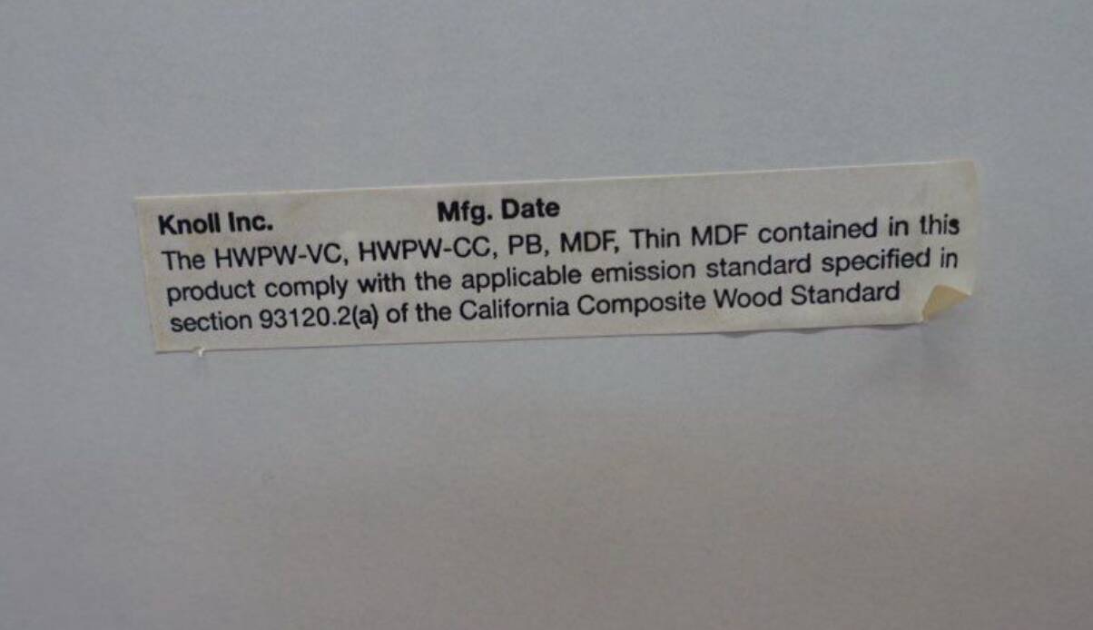 Knoll oval table 198cm