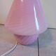 Pink mushroom lamp MURANO 70's