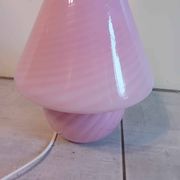 Pink mushroom lamp MURANO 70's