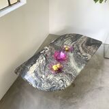 6 pop pink glass cups