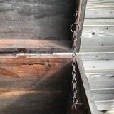 Metal-encrustation wood box