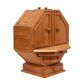 Metamorphic Solid Pine Dry Bar, Folding Design, 1970s, Good Condition