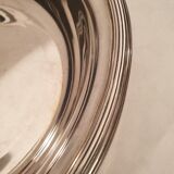 Salad bowl, ancient vegetable in silver metal