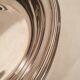 Salad bowl, ancient vegetable in silver metal