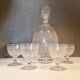Baccarat carafe and glasses