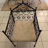 Fauteuil en fer forgé
