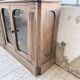 Enfilade vitrine chêne massif 1920