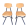 Pair of modernist chairs