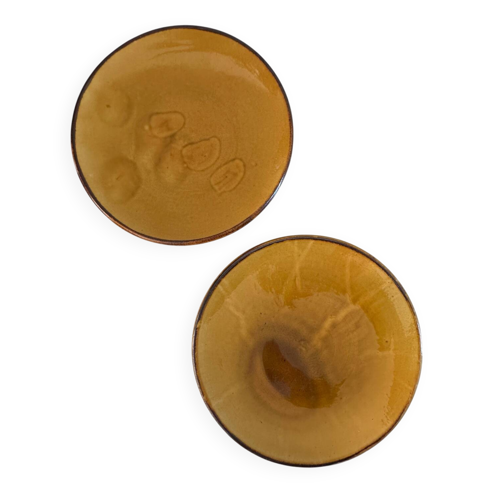 Pair of flat plates Vallauris