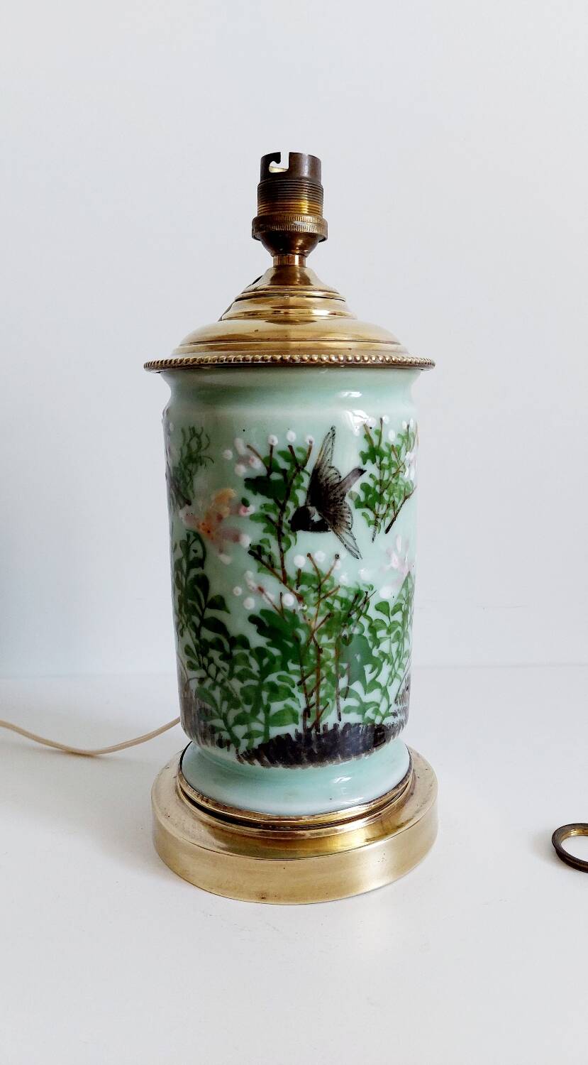 Vintage porcelain lamp