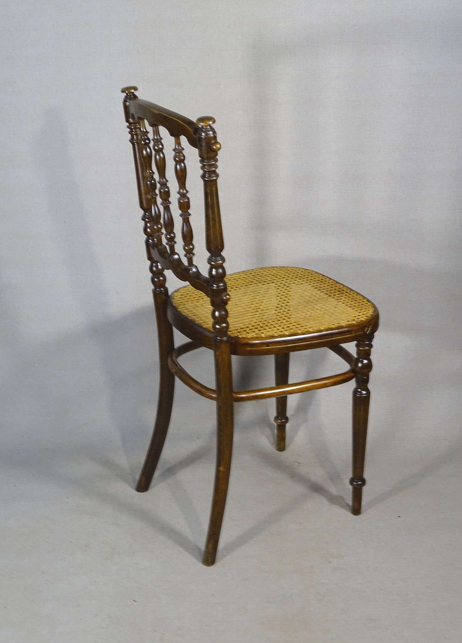 Fischel chair, Napoleon III type Bent wood, circa 1900 - bistro -Canadian-
