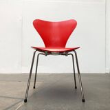 Model 3107 chairs by Arne Jacobsen for Fritz Hansen, Denmark, 1997, Set of 4